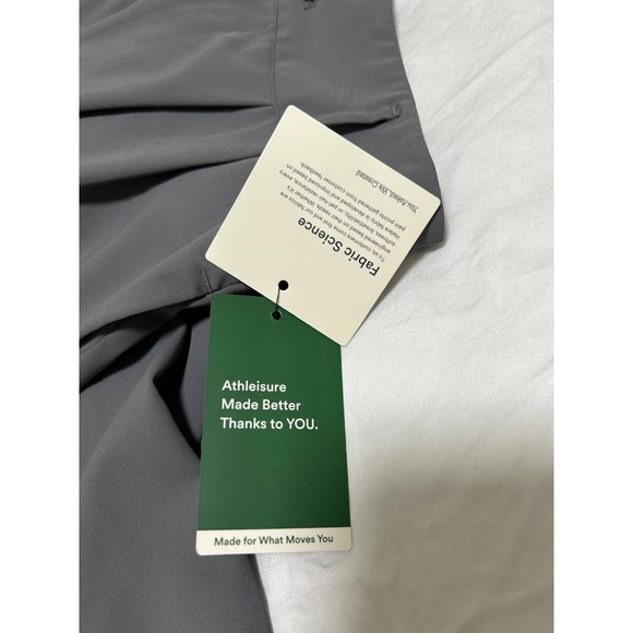 Halara Wide Leg Pants High Waisted Elastic Waist Gray Pleated Women Med Petite - Picture 6 of 11